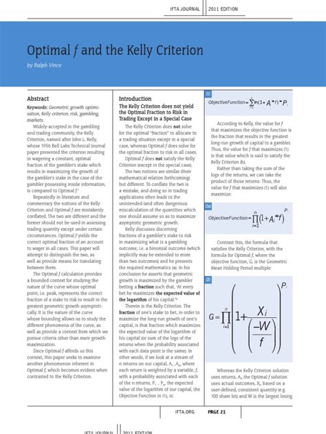 kelly criterion pdf.